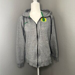 University of Oregon Nike Hoodie Zip Up Jacket Size Medium